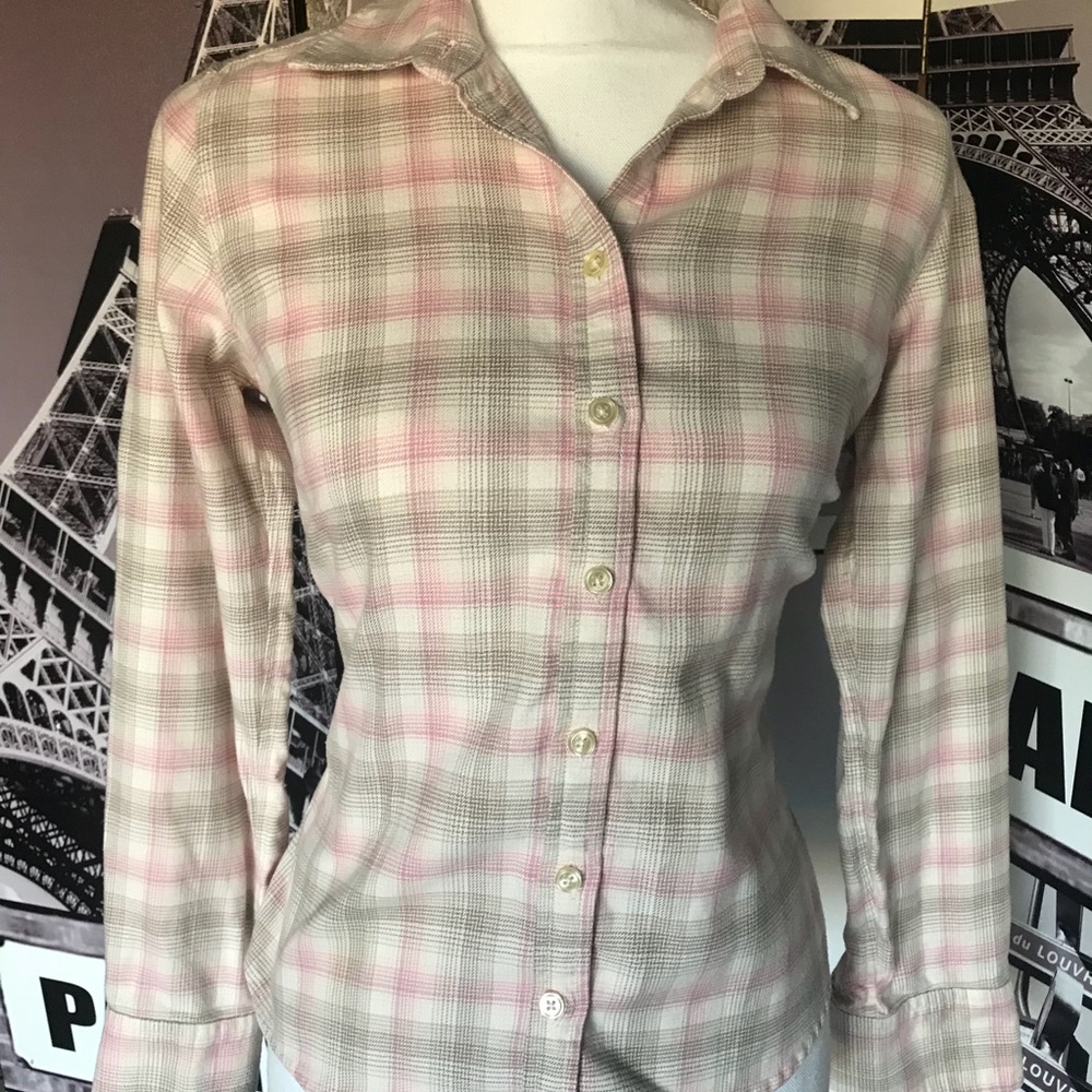 Eddie Bauer Bottom Down Shirt Size Small